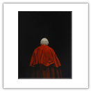 Una luce nelle tenebre (Giovanni Paolo II)  2007  olio su tela - cm 0,40 x 0,50 Carmine Mastronicola www.carminemastronicola.com