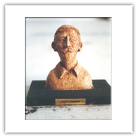 Il nonno (2004) cotto cm 10 x 15 Carmine Mastronicola, www.carminemastronicola.com